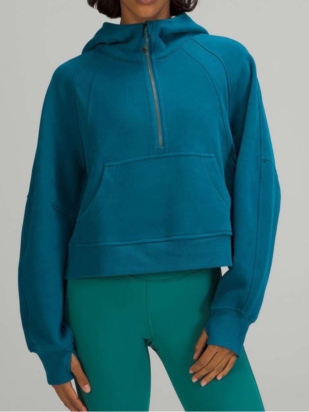 lululemon M/L Scuba Oversized Half Zip Hoodie